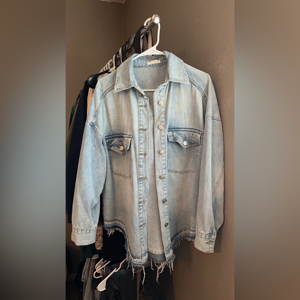 Thin Jean flannel